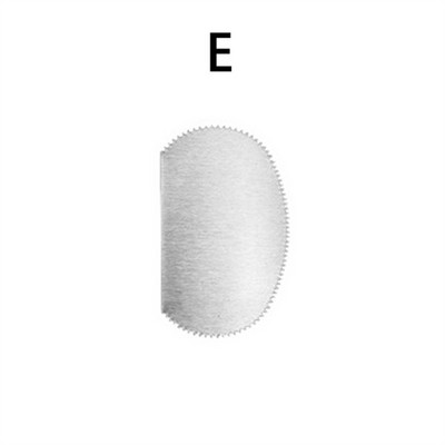 1 τεμ. Smooth Edge Scraper Fondant Spatulas Εργαλεία ζαχαροπλαστικής ψησίματος Gadget για τούρτα από ανοξείδωτο ατσάλι Διακόσμηση αξεσουάρ κουζίνας