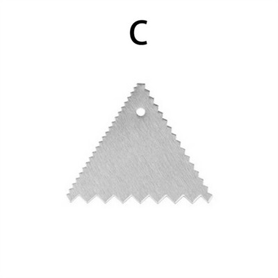 1 τεμ. Smooth Edge Scraper Fondant Spatulas Εργαλεία ζαχαροπλαστικής ψησίματος Gadget για τούρτα από ανοξείδωτο ατσάλι Διακόσμηση αξεσουάρ κουζίνας