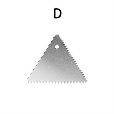 1 τεμ. Smooth Edge Scraper Fondant Spatulas Εργαλεία ζαχαροπλαστικής ψησίματος Gadget για τούρτα από ανοξείδωτο ατσάλι Διακόσμηση αξεσουάρ κουζίνας