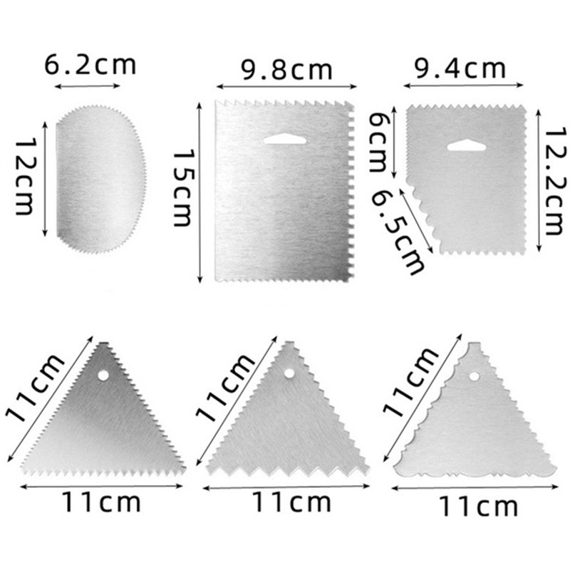 1 τεμ. Smooth Edge Scraper Fondant Spatulas Εργαλεία ζαχαροπλαστικής ψησίματος Gadget για τούρτα από ανοξείδωτο ατσάλι Διακόσμηση αξεσουάρ κουζίνας