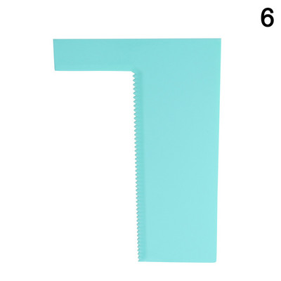 Modellező Simább Polírozó Tortakaparó Penge Tésztalapátok Tészta-jegesedés fésűkészlet Sütőeszközök süteményekhez Barkácsformák sütéshez