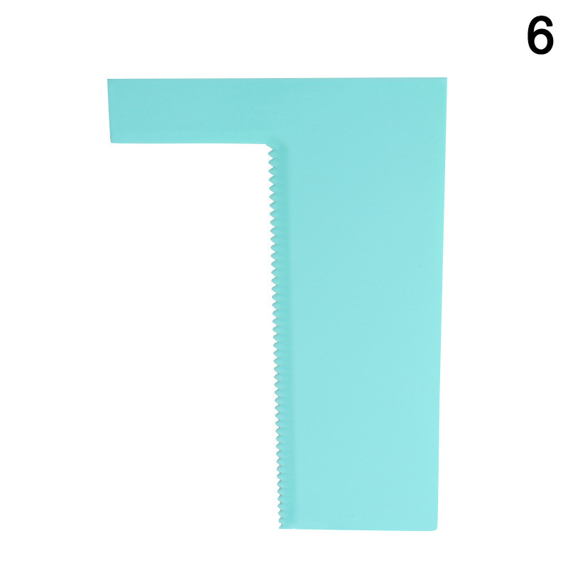 Modellező Simább Polírozó Tortakaparó Penge Tésztalapátok Tészta-jegesedés fésűkészlet Sütőeszközök süteményekhez Barkácsformák sütéshez