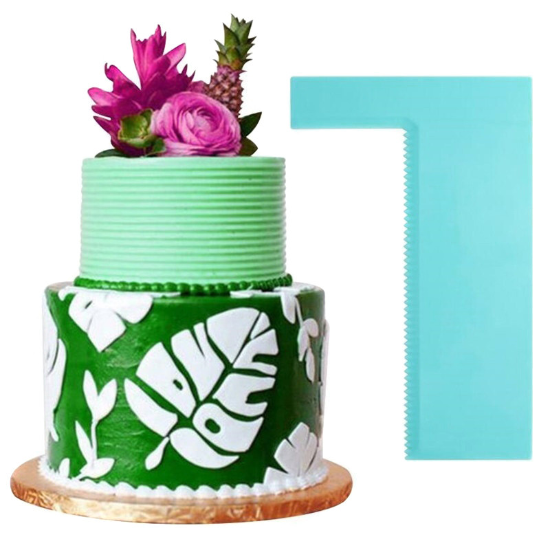 Modellező Simább Polírozó Tortakaparó Penge Tésztalapátok Tészta-jegesedés fésűkészlet Sütőeszközök süteményekhez Barkácsformák sütéshez