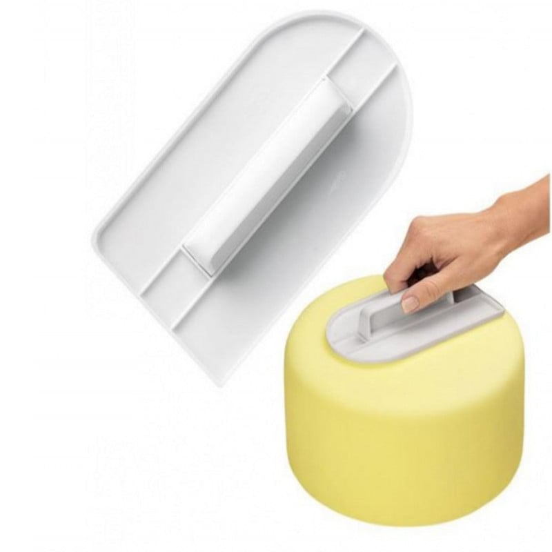 Unelte de lustruit mai netezit pentru prăjituri din plastic, pentru decorare plată, spatule pentru fondant, perie pentru prăjituri, instrumente de coacere, bricolaj, accesorii de bucătărie