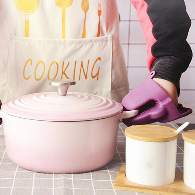 Bagoly forrázásgátló kesztyű csíptető rajzfilm szilikon hőálló kézi kapocs csúszásmentes sütés mikrohullámú sütő kesztyűcsipesz konyhai kiegészítők