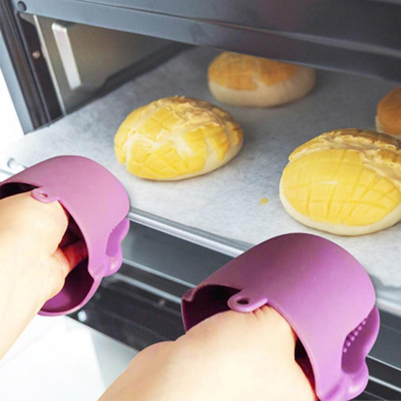 Bagoly forrázásgátló kesztyű csíptető rajzfilm szilikon hőálló kézi kapocs csúszásmentes sütés mikrohullámú sütő kesztyűcsipesz konyhai kiegészítők