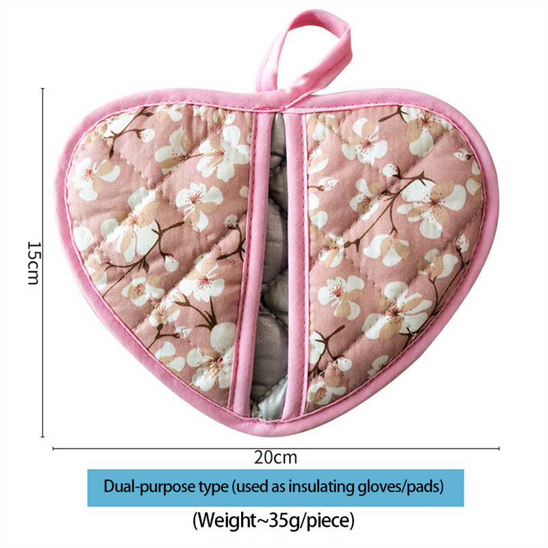 Japāņu stila applaucēšanās necaurlaidīgi cimdi Kokvilnas audums ar sudraba pārklājumu audums izolēti cimdi Biezi izturīgi cimdi Daudzkrāsaini cepšanas trauki