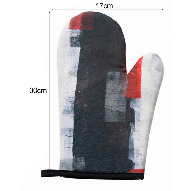 1 pāris izolācijas cimdi Pretpiedeguma silikona cepeškrāsns cimdi ar neslīdošu palmu virves dizaina cepeškrāsns grilēšanas cimdiem gatavošanas rīku