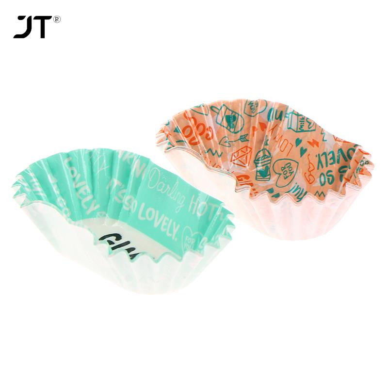 Japāņu stila 15-42gab Eļļas necaurlaidīga papīra kūkas krūze Cupcake ieliktņi Desertu cepšana Cupcake veidņu mafinu futrāļi Bento Mat kūku rīki