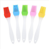 1vnt silikagelio teptukas BBQ šepetys aukštai temperatūrai kepimo šašlykinės šepetys kepimo įrankis silikagelio aliejaus šepetėlis PP rankena