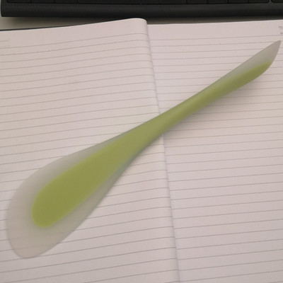 Goldbaking viengabala divpusējas daudzfunkcionālas silikona karotes un lāpstiņas silikona burkas skrāpis