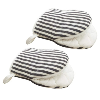 1gab Kokvilnas mikroviļņu krāsns cimdi virtuves gatavošana mikroviļņu krāsns dūraiņi karstumizturīgi, neslīdoši trauku turētāji cepšanas cimdi