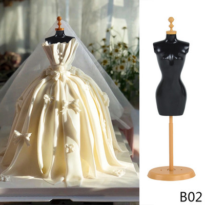 25 CM Retro pakaramais Kāzu kūku statīva dekors Melns Balts Pakaramais Kronšteins Cepšanas kūkas virsma Kāzu Valentīndienas kūkas dekors