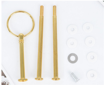 Noņemams kūku statīvs Eiropas stila 3 līmeņu konditorejas izstrādājumu augļu šķīvja pasniegšanai deserta turētājs Kāzu ballītes mājas dekors