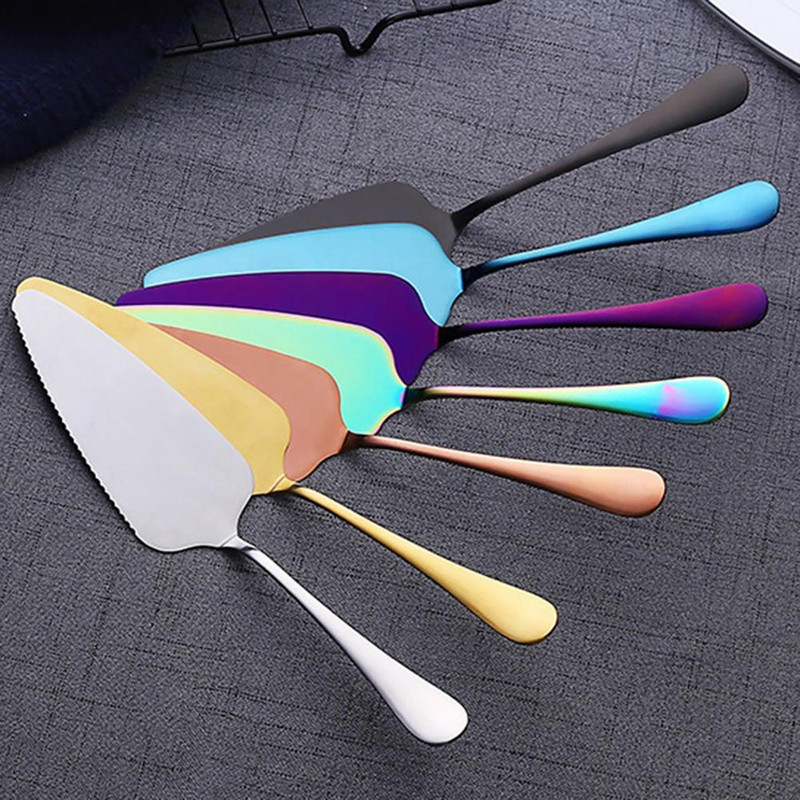 60% karstā izpārdošana nerūsējošā tērauda kūku serveris konditorejas izstrādājumu sviesta sadalītājs picas siera lāpstiņa nazis mājas virtuves ballītei