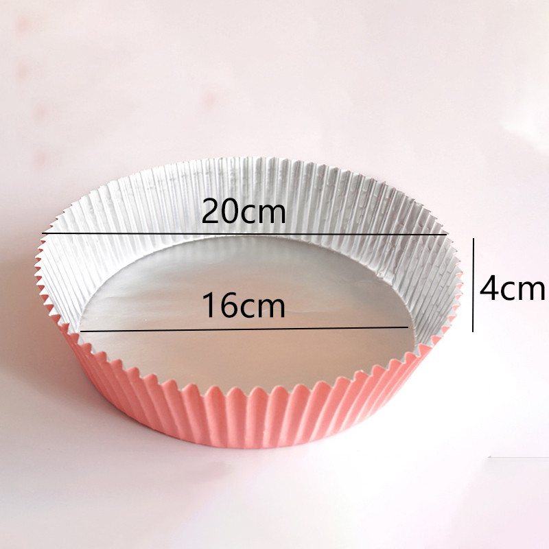 20 gab. Gaisa cepšanas ierīce Vienreizējās lietošanas papīra čaula Mikroviļņu Eļļas Folija Alvas Tvaicēšanas paklājiņi Alumīnija folija BBQ pārtikas paplātes trauks Nepiedegošs cepeškrāsns