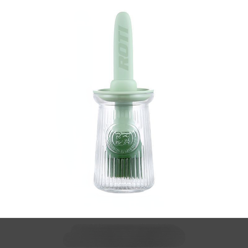 Βούρτσα λαδιού με μπουκάλι Σπίτι τηγανίτα με ανθεκτικό σε υψηλές θερμοκρασίες Σετ μπουκαλιών λαδιού Όλα σε ένα Σετ μπάρμπεκιου ψησίματος σιλικόνης βούρτσα κουζίνας