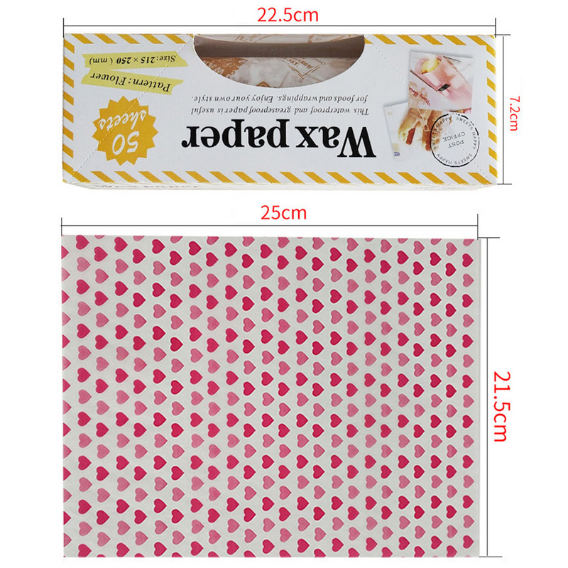 Badu.bg 10/50 БР. Восъчна хартия Опаковки за храна Опаковъчна хартия за ...
