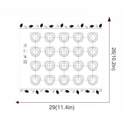 Silikona makarona cepešpaklājs kūka deserts cepums cepeškrāsns cepšanas paliktnis Virtuves instrumenti cepeškrāsns silikona cepšanas piederumi