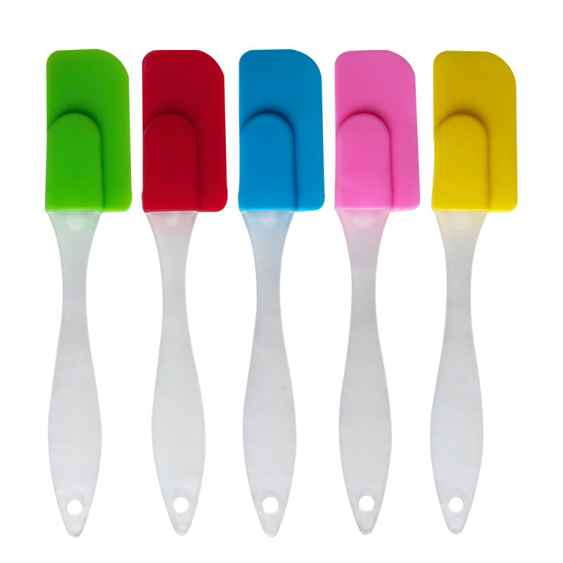 Cepšanas instrumentu lāpstiņa Caurspīdīga Mini Silikona lāpstiņa Cepamās lāpstiņas krēms Karstumizturīgs Virtuves piederumu skrāpis Dekorators