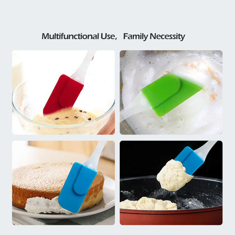Cepšanas instrumentu lāpstiņa Caurspīdīga Mini Silikona lāpstiņa Cepamās lāpstiņas krēms Karstumizturīgs Virtuves piederumu skrāpis Dekorators