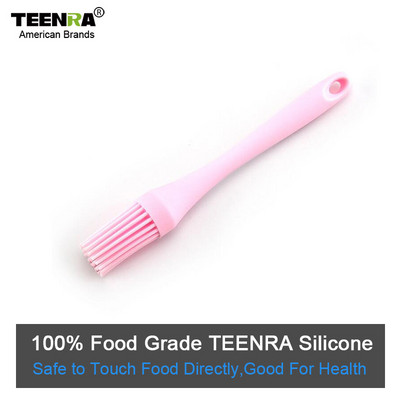TEENRA 1 gab. Karstumizturīga silikona eļļas birste virtuves sviesta birste Augstas temperatūras bārbekjū birste maize BBQ gatavošanas rīki