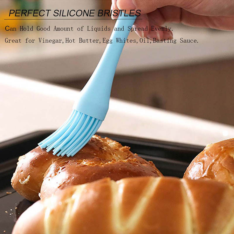 TEENRA 1 gab. Karstumizturīga silikona eļļas birste virtuves sviesta birste Augstas temperatūras bārbekjū birste maize BBQ gatavošanas rīki