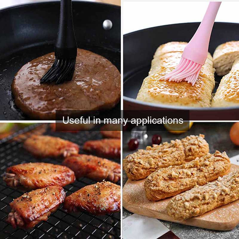 TEENRA 1 gab. Karstumizturīga silikona eļļas birste virtuves sviesta birste Augstas temperatūras bārbekjū birste maize BBQ gatavošanas rīki