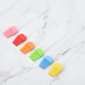 Maza silikona otiņa, caurspīdīgs rokturis, sadalīts silikona eļļas otiņa, garšvielu otiņa sadalīta BBQ ota cepšanas rīks virtuves rīki