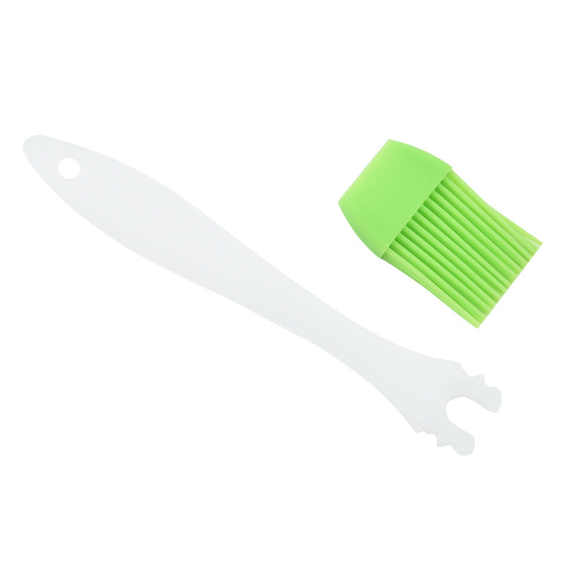 Maza silikona otiņa, caurspīdīgs rokturis, sadalīts silikona eļļas otiņa, garšvielu otiņa sadalīta BBQ ota cepšanas rīks virtuves rīki