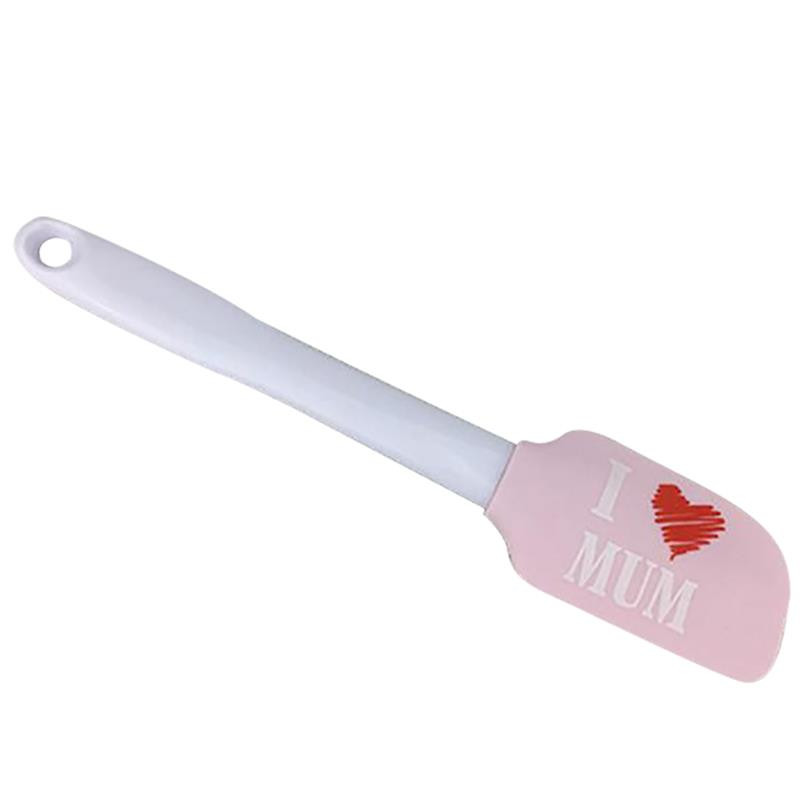 1gb Cute Sirds Zvaigznes burti Rakstu Kūka Lāpstiņa Pārtikas kvalitātes Silikona Sviesta Skrāpis Kūkas Krēms Sajaukšana Cepšanas rīki Nejauši