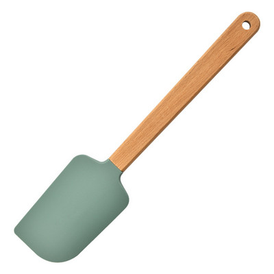 Koka roktura kūkas lāpstiņa Silikona skrāpis Nepiedegošs konditorejas izstrādājumu blenderis Krējuma sviesta smērētājs Virtuve Pica Pīrāgi Cepšanas rīki