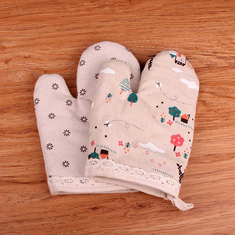 1 gab. Mežģīņu daudzfunkcionāla izolācija DIY cepšanas rīks Virtuves piederumi Kokvilnas lina gatavošanas piederumi mājsaimniecības apdegumiem