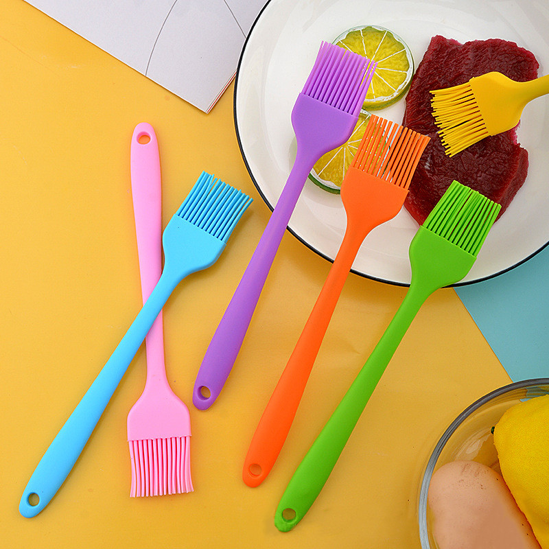 Eļļas birste virtuves pankūku BBQ otiņa šķidra eļļa konditorejas izstrādājumi virtuves eļļa cepšanai silikona pārtikas otiņa, kas nepūkas virtuves instrumenti