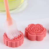 Četka za maslac Truba Silikonska četka Četka za ulje Mala prozirna glava Narančasta drška Alati za pečenje tijesta