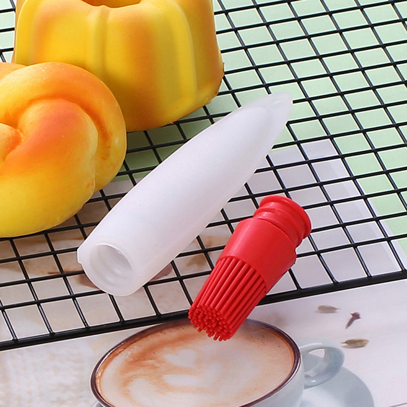 Barbekjū rīki Silikona pārnēsājamas temperatūras izturīgas grila birstītes Eļļas pudeļu otiņas Cepšanas piederumi Virtuves piederumi