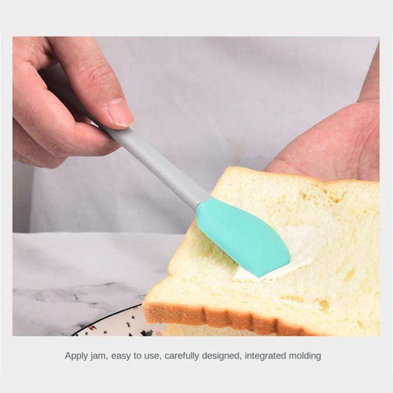 5gab Mini silikona lāpstiņa virtuves sviesta krēms lāpstiņa konditorejas izstrādājumi konditorejas trauki sviesta maisīšanas otiņa virtuves kūku cepšanas trauki