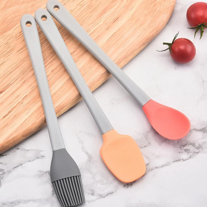 5gab Mini silikona lāpstiņa virtuves sviesta krēms lāpstiņa konditorejas izstrādājumi konditorejas trauki sviesta maisīšanas otiņa virtuves kūku cepšanas trauki
