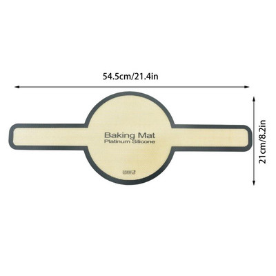 Silikoninis duonos diržas, ilgos rankenos, daugkartinio naudojimo olandiška orkaitė, silikoninis kepimo kilimėlis, duonos minkymo padėklas Virtuvės kepimo priedai