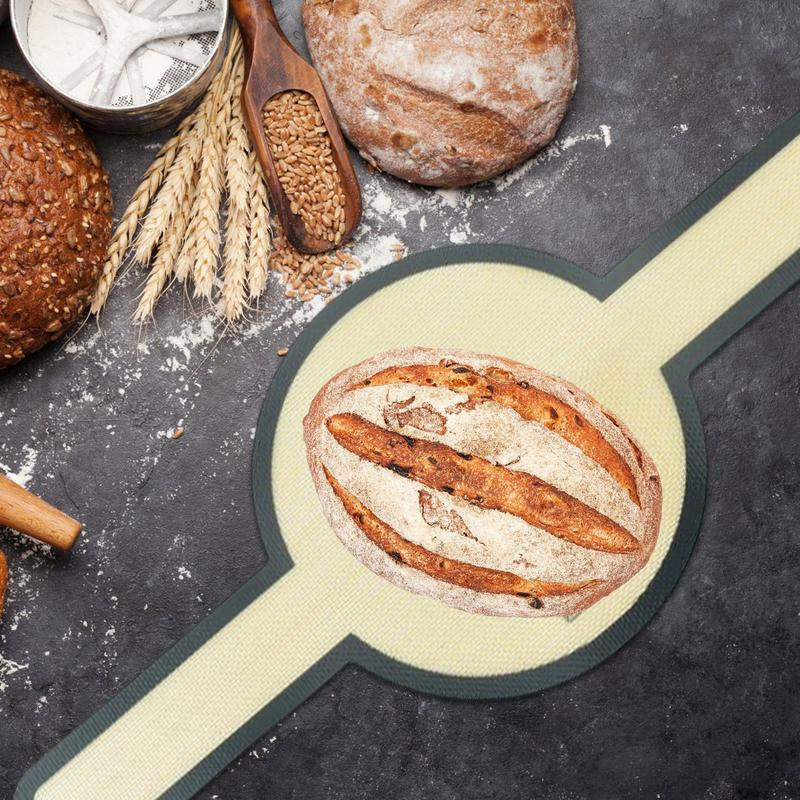 Silikoninis duonos diržas, ilgos rankenos, daugkartinio naudojimo olandiška orkaitė, silikoninis kepimo kilimėlis, duonos minkymo padėklas Virtuvės kepimo priedai