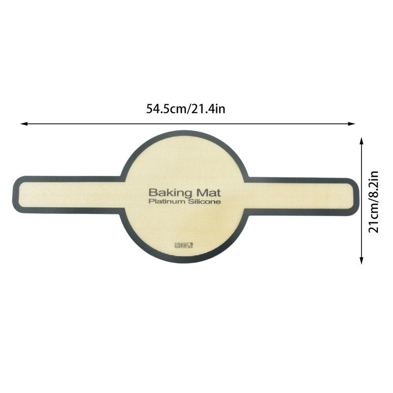 Silikoninis duonos diržas, ilgos rankenos, daugkartinio naudojimo olandiška orkaitė, silikoninis kepimo kilimėlis, duonos minkymo padėklas Virtuvės kepimo priedai