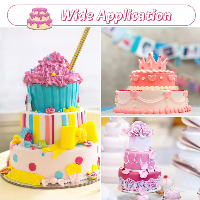 Tortų stovas, daugkartinio naudojimo tortų atramos, 3 pakopų tortų lėkštė daugiapakopiams tortams, vestuvių tortų dekoravimas, vestuvės, gimtadienio vakarėliai