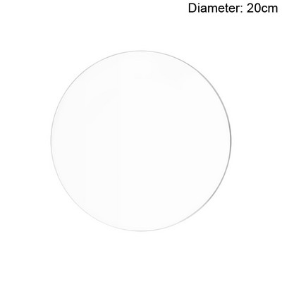 10-25 cm-es kerek akril tortakorongok barkácsolás Art üres deszka tortaszerszám tálca állvány torta teteje díszítő eszköz Sütési kellékek