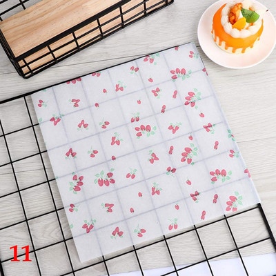 50GAB Maize Eļļas Papīrs Vaska Papīrs Ūdensnecaurlaidīgs Pārtikas Tauku Necaurlaidīgs Iesaiņojums Maize Sviestmaižu cepšanas rīks Virtuves piederumi