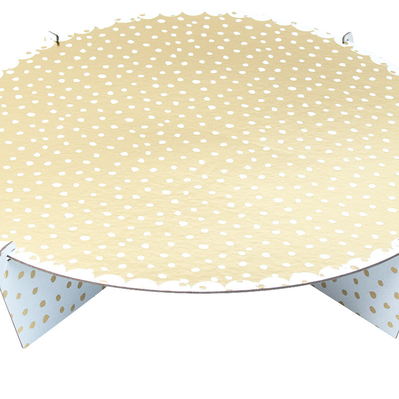 1 slāņa zelta ballīšu kūku statīvi, punktiņu plauktu turētājs, kūciņas, aksesuāri, papīrs, kartons, dzimšanas dienas kāzu kāzu dekorēšanas piederumi.