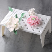 Cukura žāvēšanas statīvs, salokāms, smalks caurums, ātri žūstošs DIY fondant kūkas veidošanas vēdināšanas turētājs PP virtuves rīks maizes piederumiem