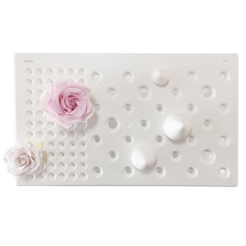 Cukura žāvēšanas statīvs, salokāms, smalks caurums, ātri žūstošs DIY fondant kūkas veidošanas vēdināšanas turētājs PP virtuves rīks maizes piederumiem