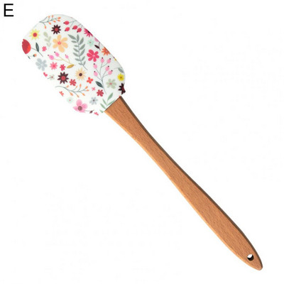 Ilgmūžīgs, neslīdošs gatavošanas cepšanas skrāpis Cepšanas lāpstiņa Bez burzām maisīšanas gatavošanas sviesta skrāpis Sadzīves piederumi