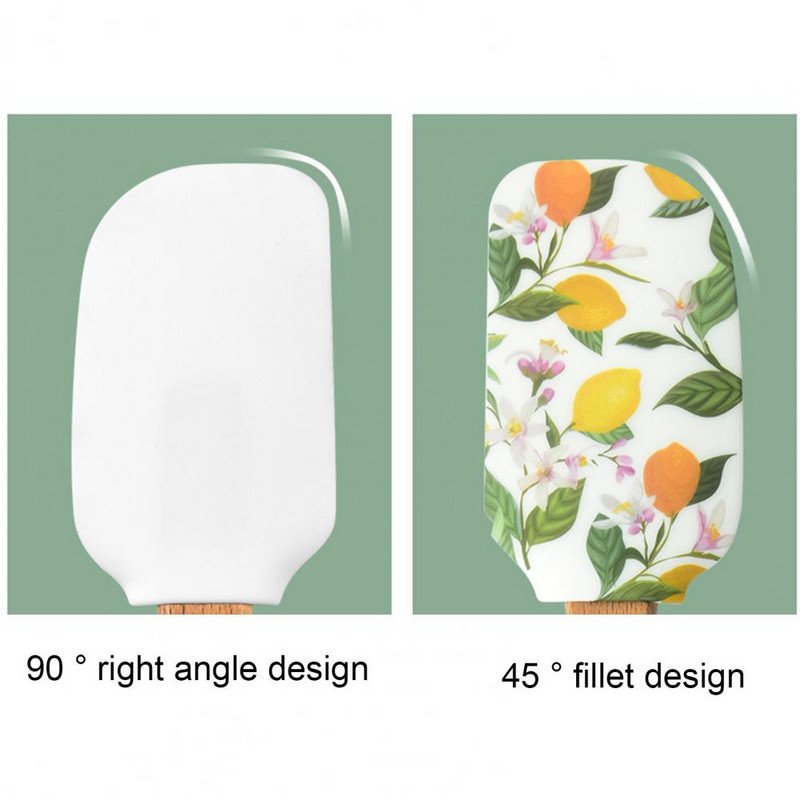 Ilgmūžīgs, neslīdošs gatavošanas cepšanas skrāpis Cepšanas lāpstiņa Bez burzām maisīšanas gatavošanas sviesta skrāpis Sadzīves piederumi