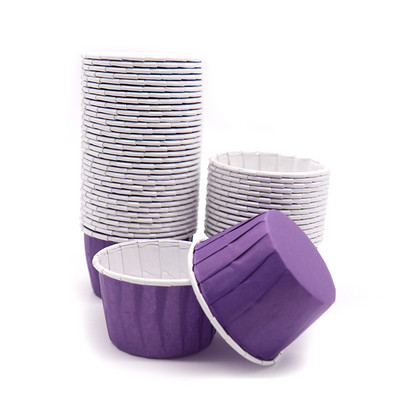 50 vnt Muffin Cake Cupcake Dėklai Spalvotas taškas Aliejui atsparus Cupcake Pamušalas Kepimo puodelio padėklas Vestuvių vakarėlio kasetės Vyniojamasis popierius